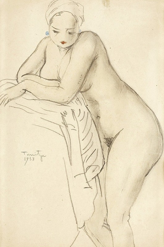 "Drawing. Nude" by Nicolae Tonitza