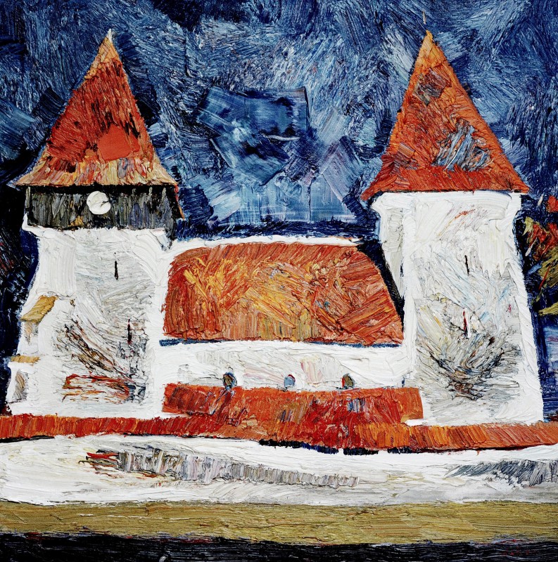 "Transilvania" by Анатол Гимпу, 2006, 520x520mm, масло / холст