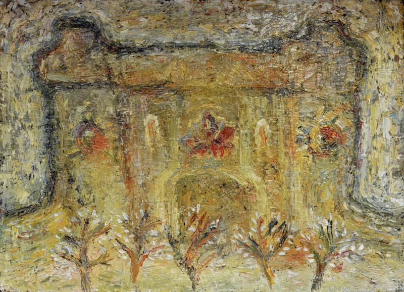 "Porțile Primăverii (Ворота весны)" by Думитру Бродецчии, 1995, 500x700mm, масло / холст