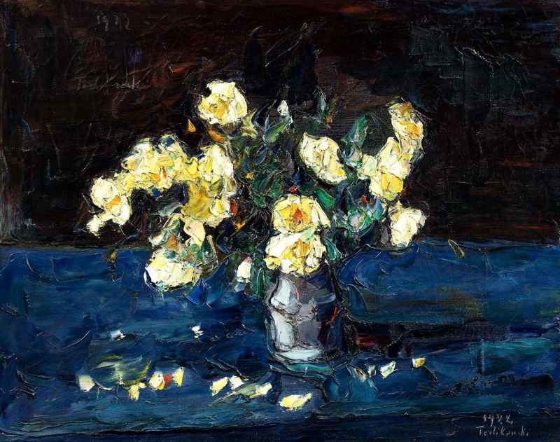 "Painting. Flowers" by Vladimir de Terlikowski