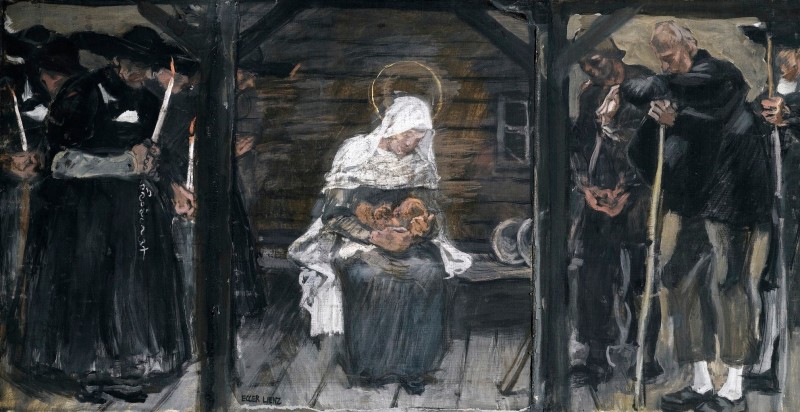 "Desen. Figură / semifigură" by Albin Egger-Lienz