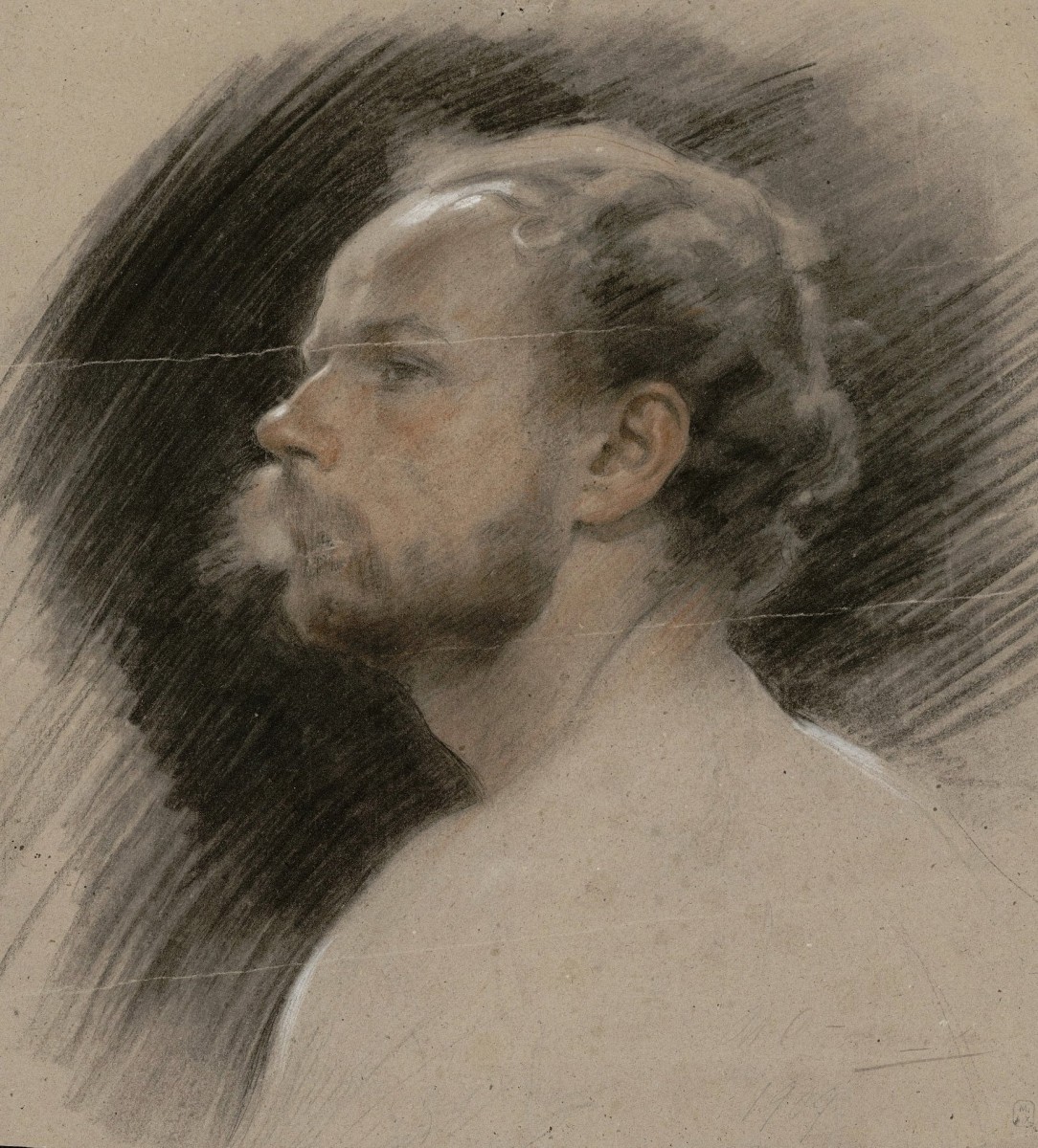 "Desen. Portret" by Stepashkin Ivan Petrovich