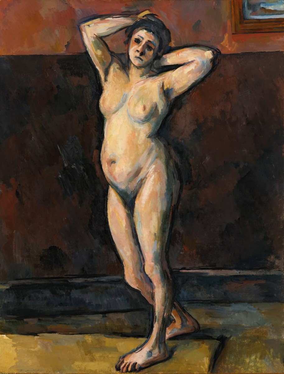 "Painting. Nude" by Paul Cézanne