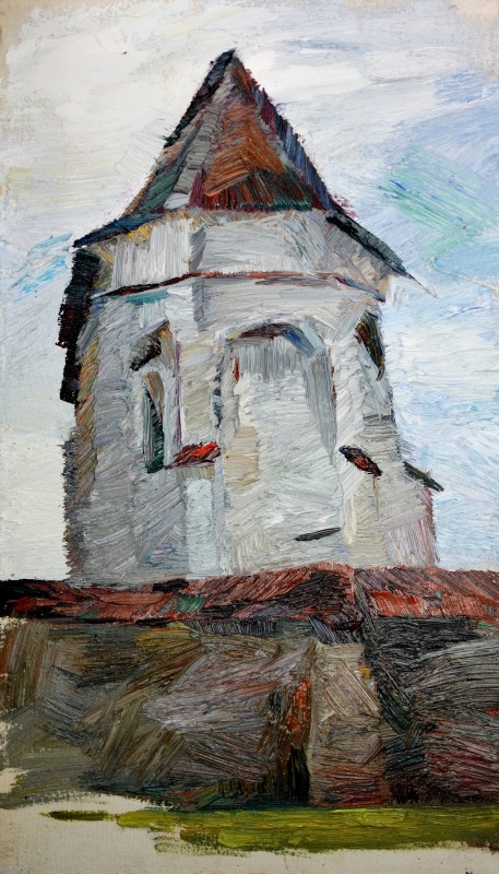 "Painting. Pleinair. Pleinair romania" by Sanda Ceban, oil on canvas