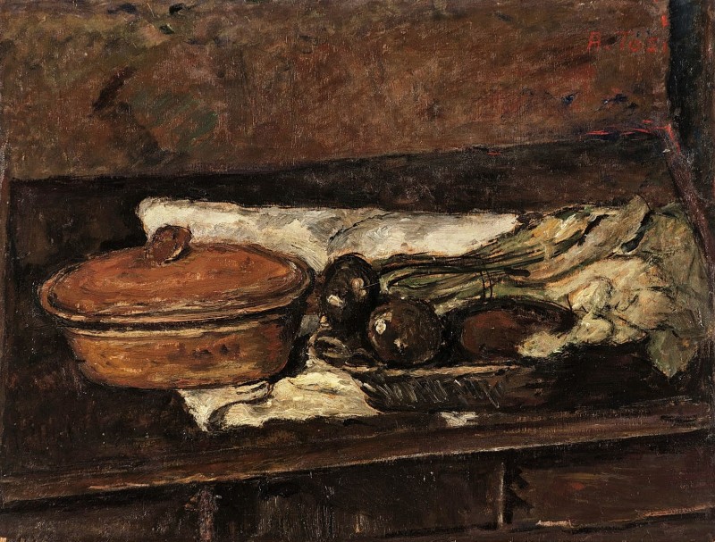 "Pictură. Natură statică" by Arturo Tosi