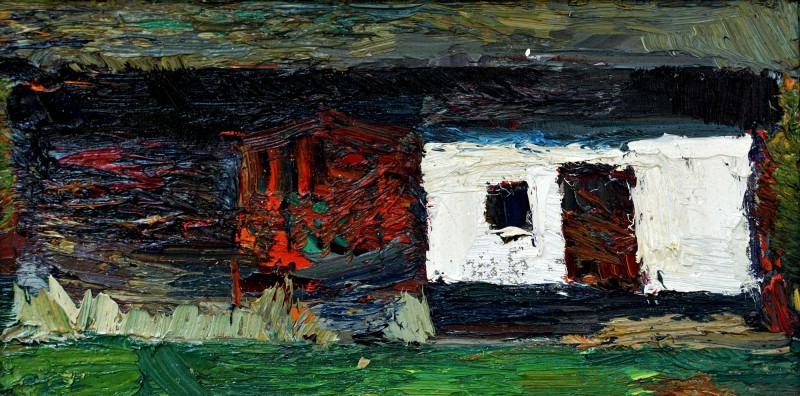 "Motiv. Sibiu ASTRA" by Александру Унтилов, 2015, 200x400mm, масло / холст