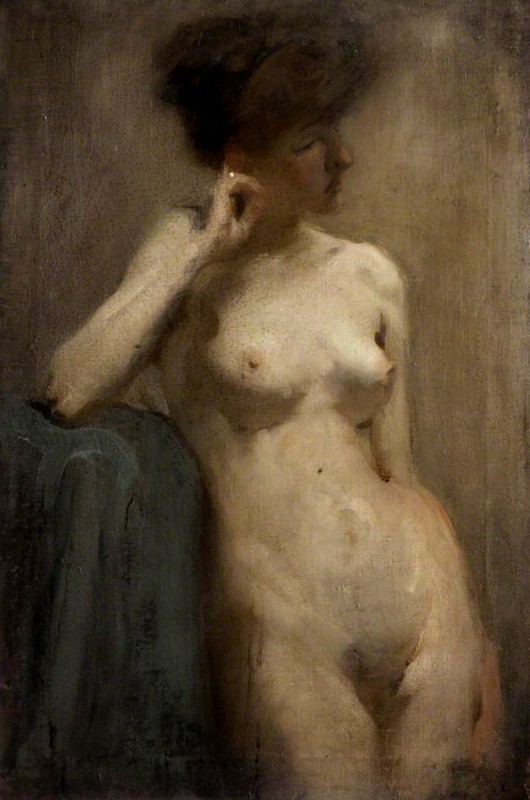 "Pictură. Nud" by Robert Barnabas Brough