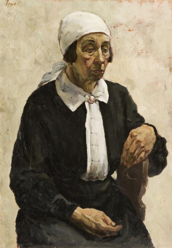 "Pictură. Figură / semifigură" by Yuliya Nikolaevna Kokushkina-Truze