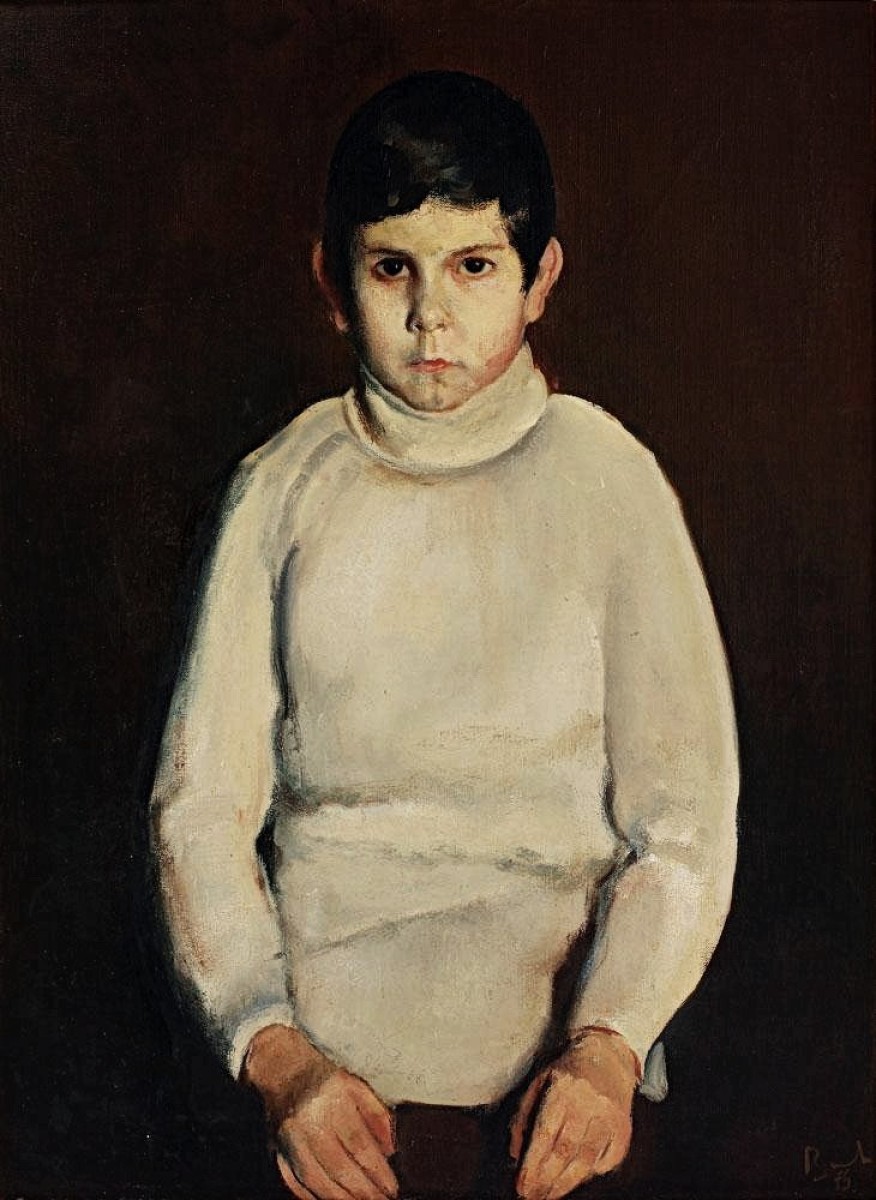 "Pictură. Figură / semifigură" by Corneliu Baba