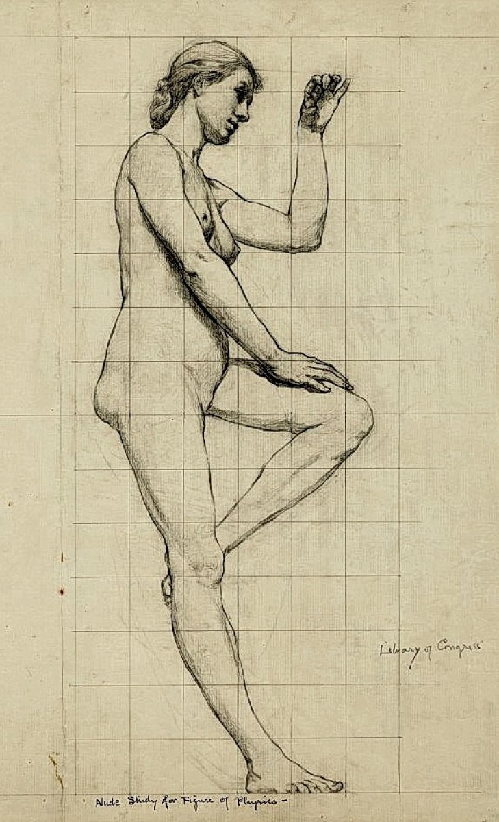 "Desen. Nud" by Kenyon Cox