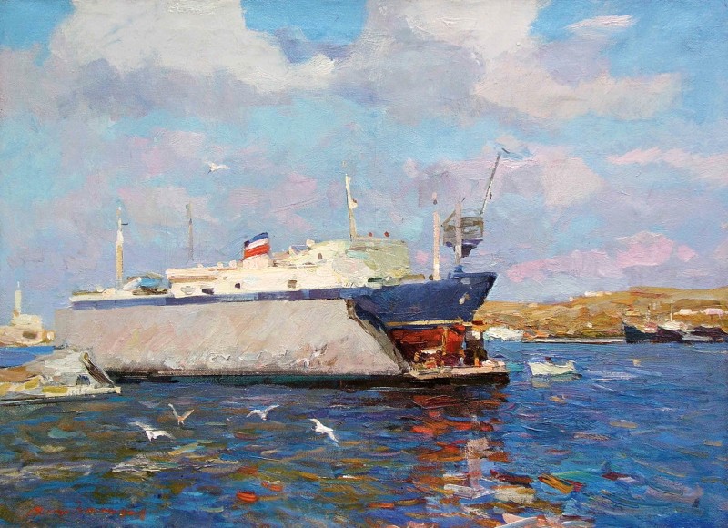 "Painting. Landscape" by Fyodor Z. Zakharov
