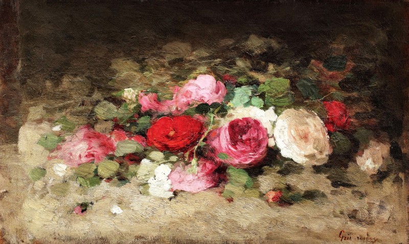 "Painting. Flowers" by Nicolae Luca