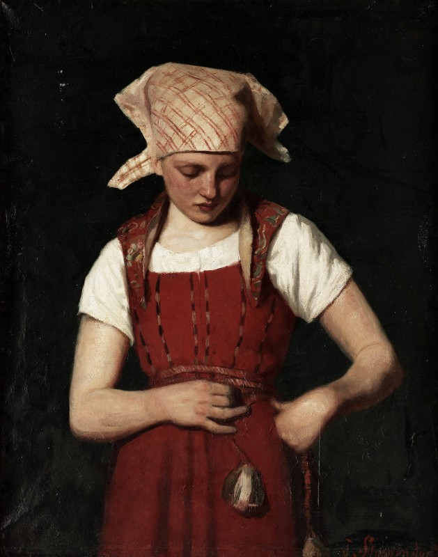 "Pictură. Figură / semifigură" by Okänd Konstnär