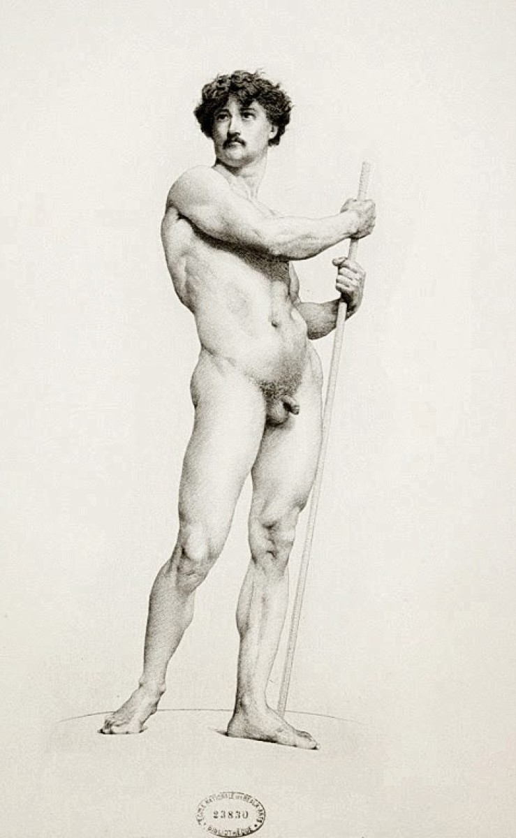 "Drawing. Nude" by William Barbotin