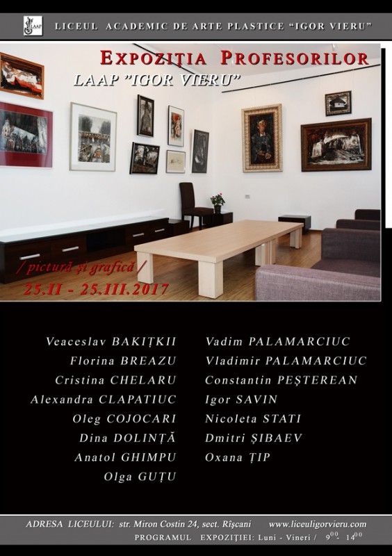 Exhibition of LAAP teachers "Igor Vieru". Painting and graphics