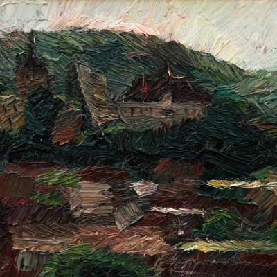 "Живопись. Пленэр. Продолжительный" by Александра Cлапатиуc, 200x250mm, масло / холст