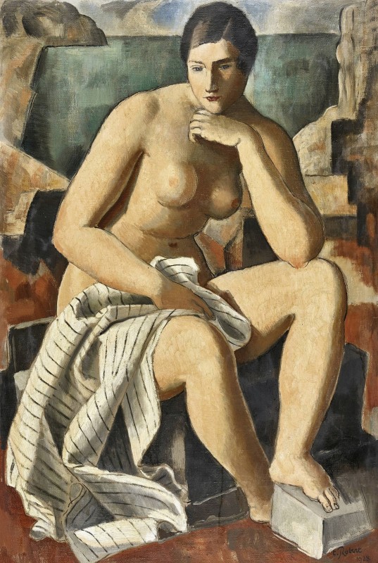 "Painting. Nude" by Théophile Robert
