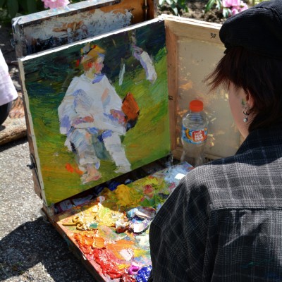 ... начало летнего пленэра / 8-й, 10-й и 11-й кл. /