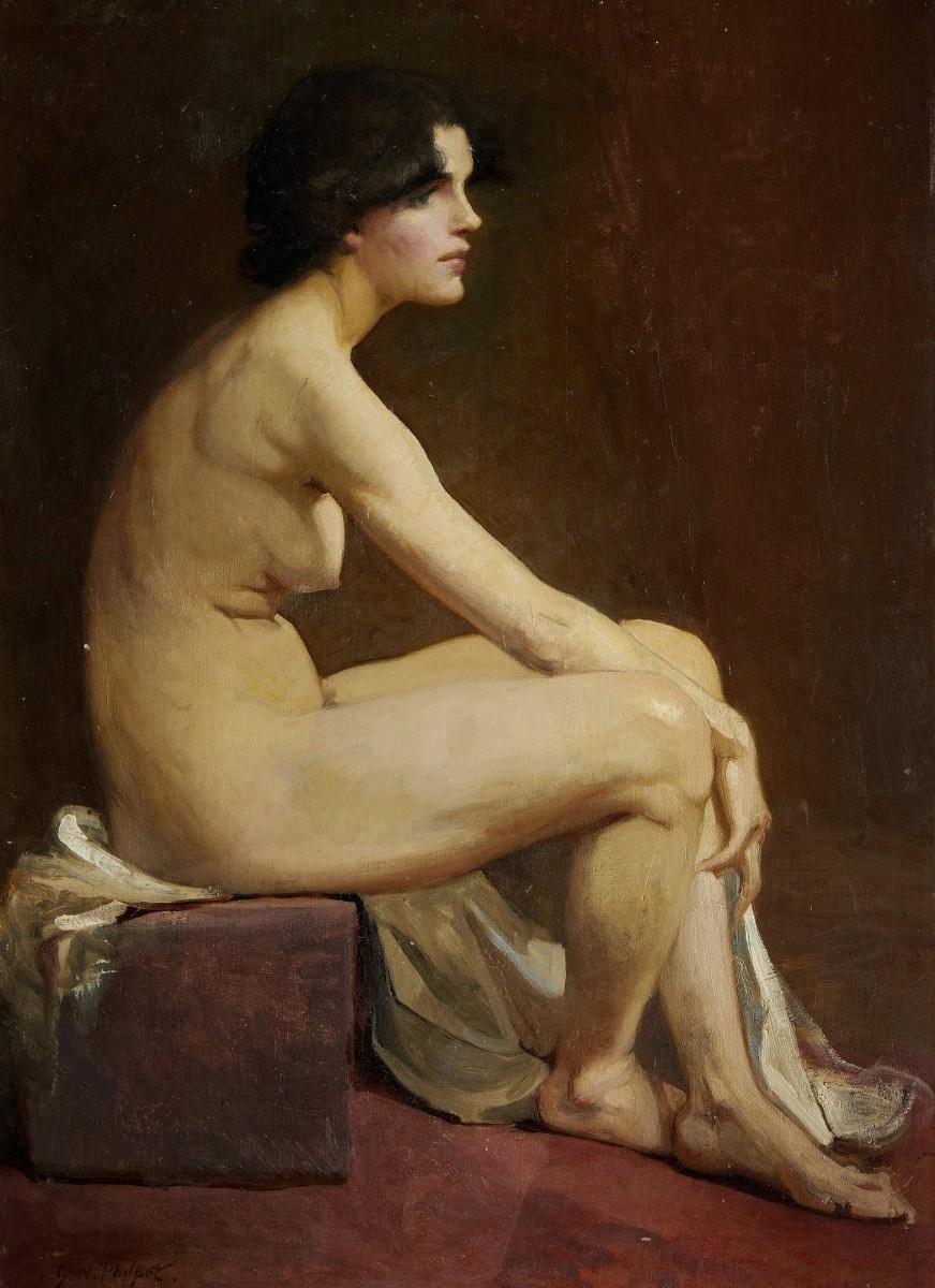 "Pictură. Nud" by Glyn Philpot