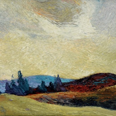 "Etude" by Anatol Ghimpu, 1999, 450x550mm, oil on canvas