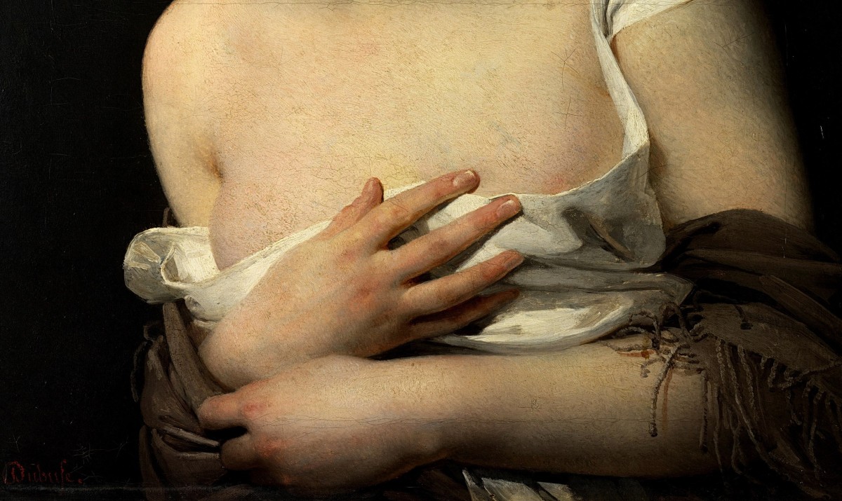 "Pictură. Figură / semifigură" by Claude-Marie Dubufe