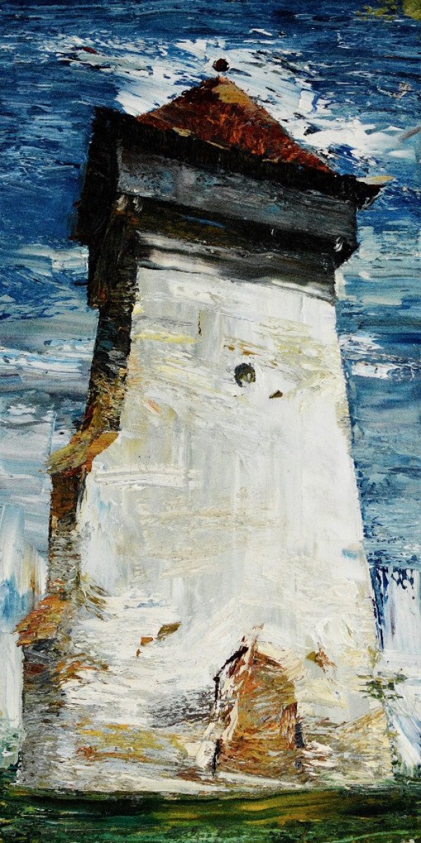 "Studiu. Turn" by Veaceslav Uzun, 2015, oil on canvas