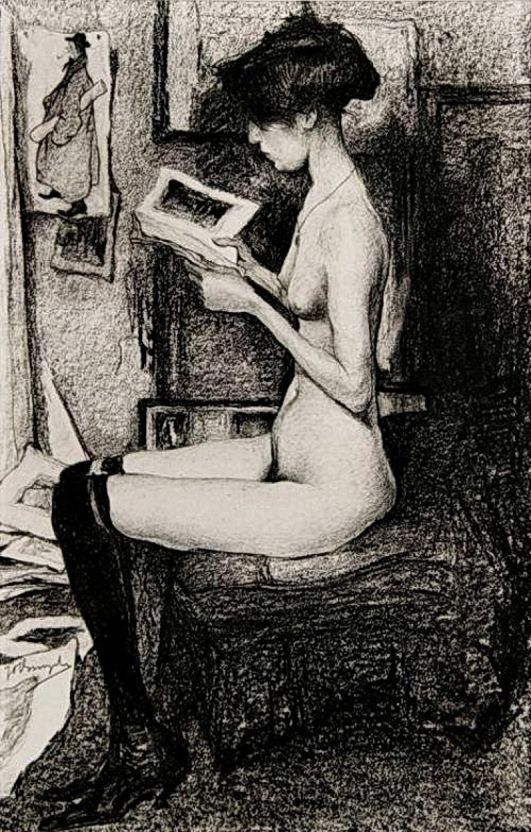 "Рисунок. Обнаженка" by Джулес Де Бруиcкер