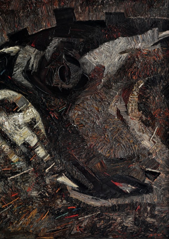 "Mântuire" by Anatol Ghimpu, 2003, 950x680mm, oil on canvas