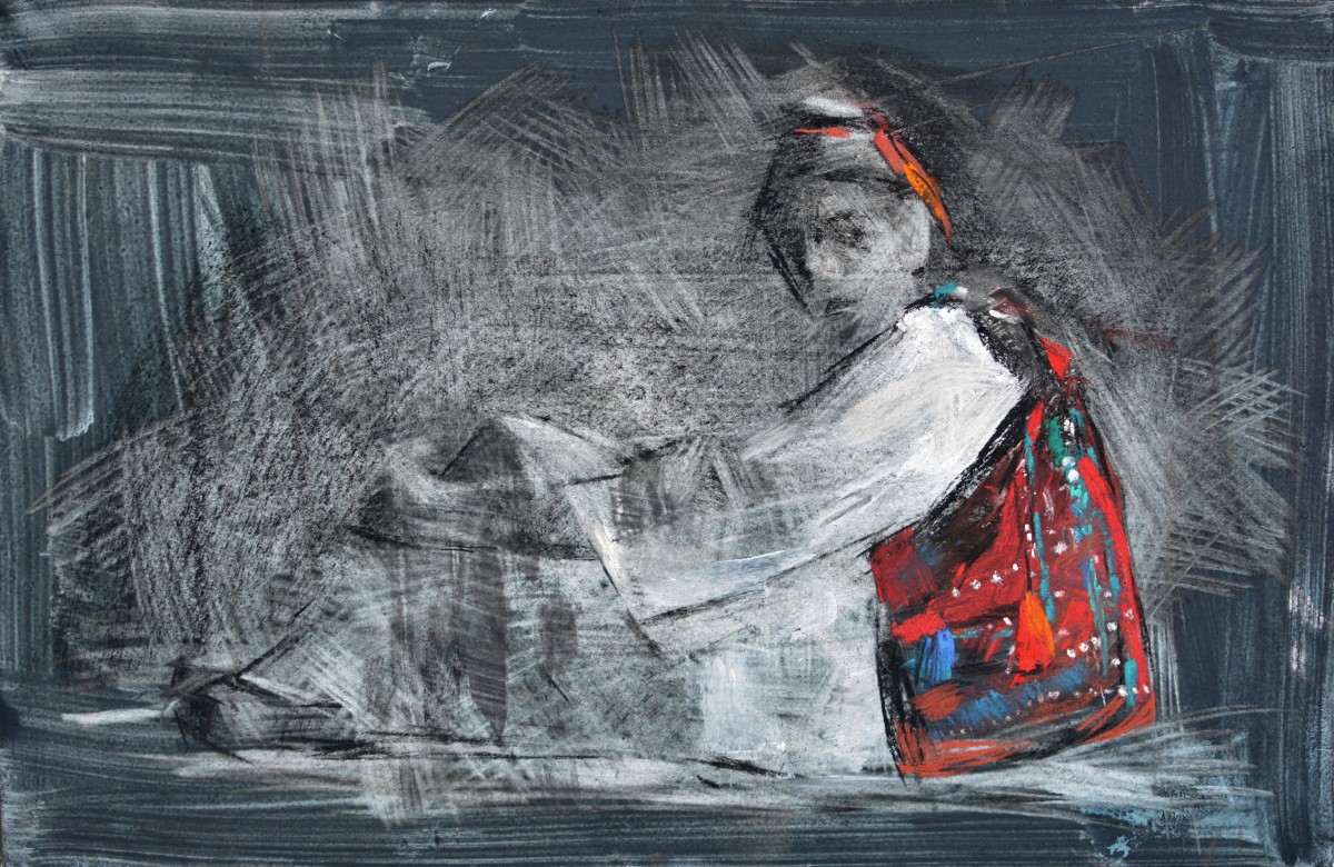 "Desen. Figură / semifigură. Pleinair România" by Nina Apostol