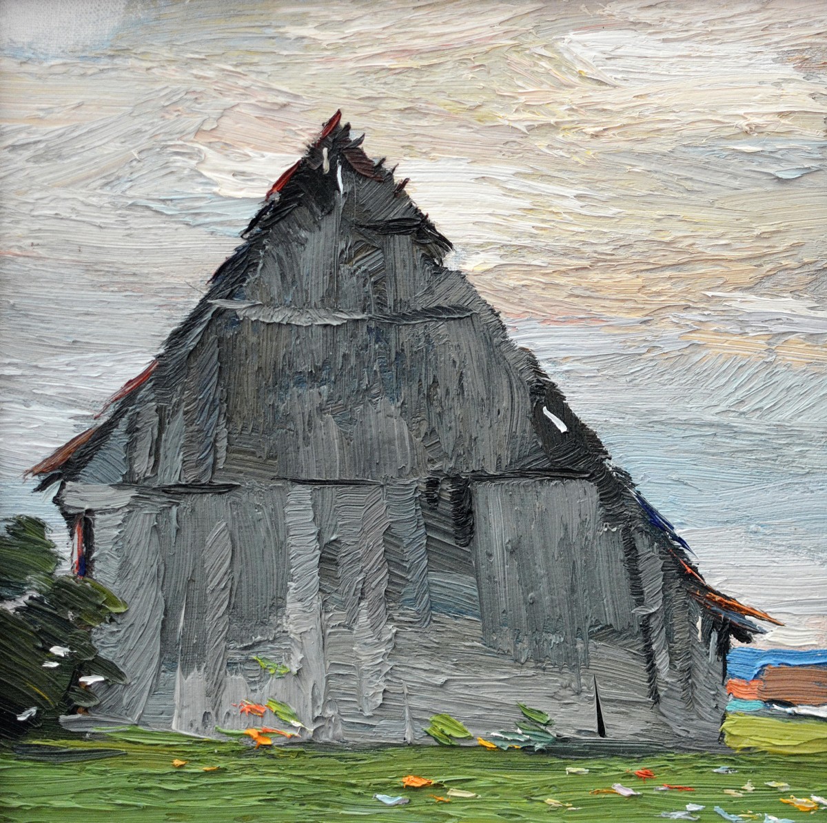 "Etude" by Anatol Ghimpu, 2014, 300x300mm, oil on canvas