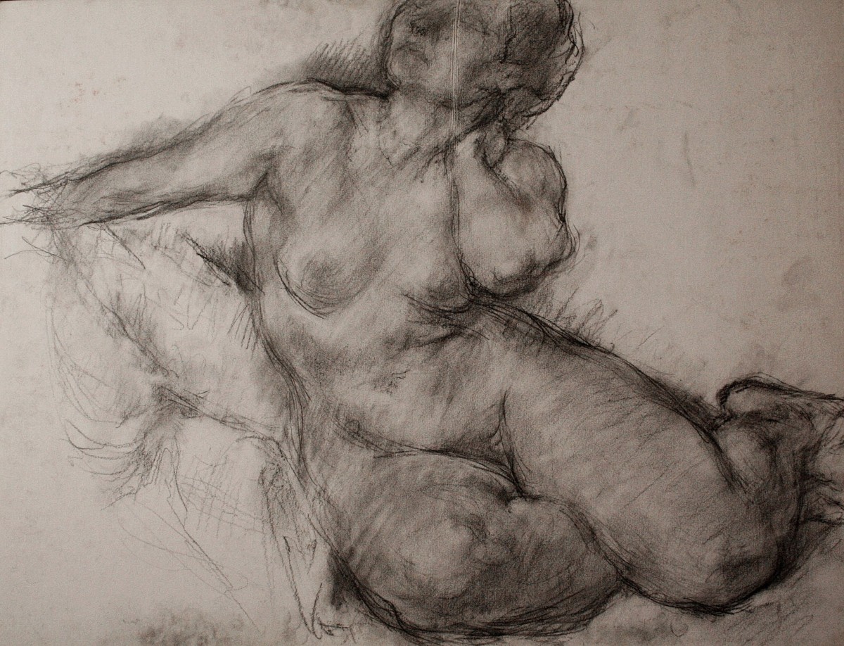 "Drawing. Nude" by Roger Plin