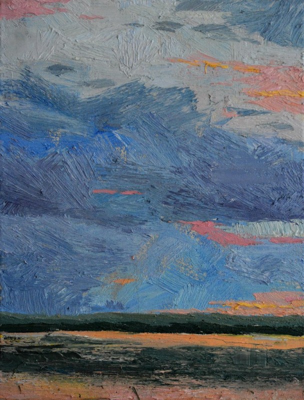 "Painting. Landscape. Pleinair. Pleinair moldova" by Sorina Păcătos, oil on canvas