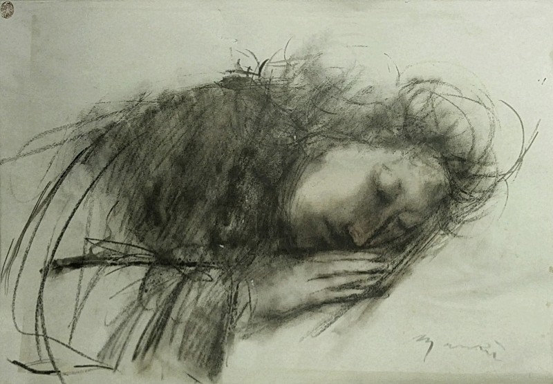 "Drawing. Figure" by Giacomo Manzù