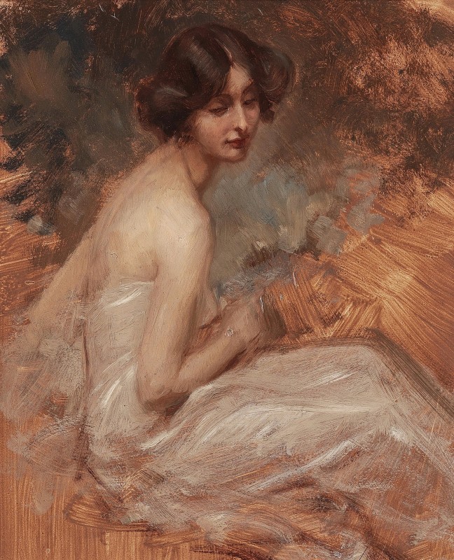 "Painting. Figure" by Alois Hans Schram