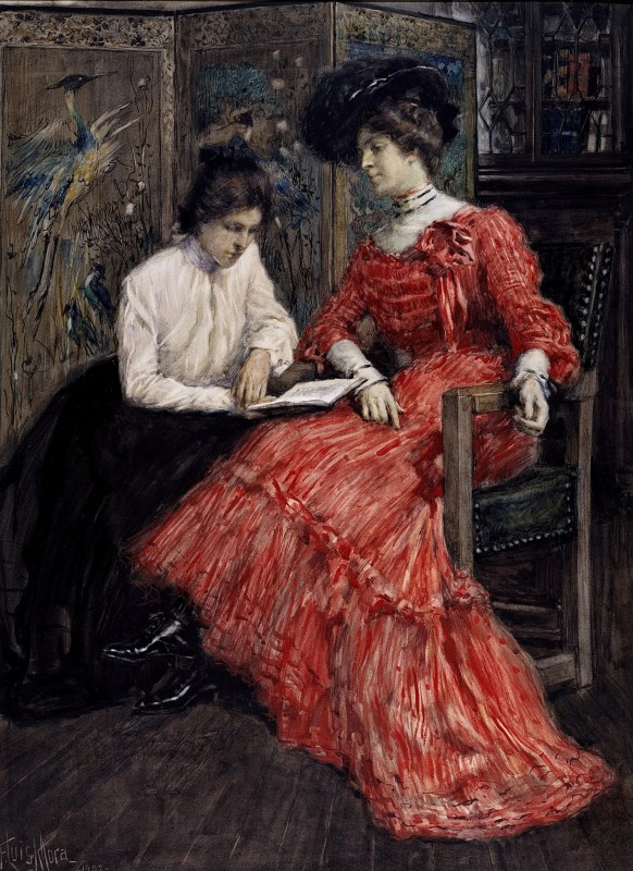 "Compoziție. Oameni" by F. Luis Mora