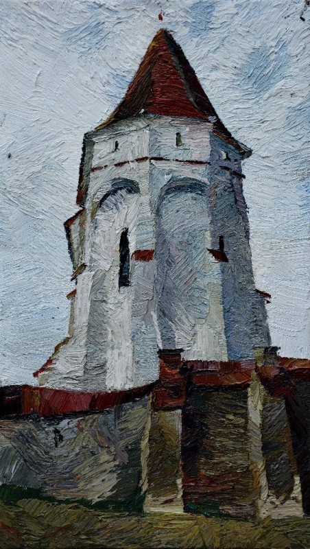 "Pictură. Pleinair. Pleinair România" by Oxana Țip, ulei pe pânză