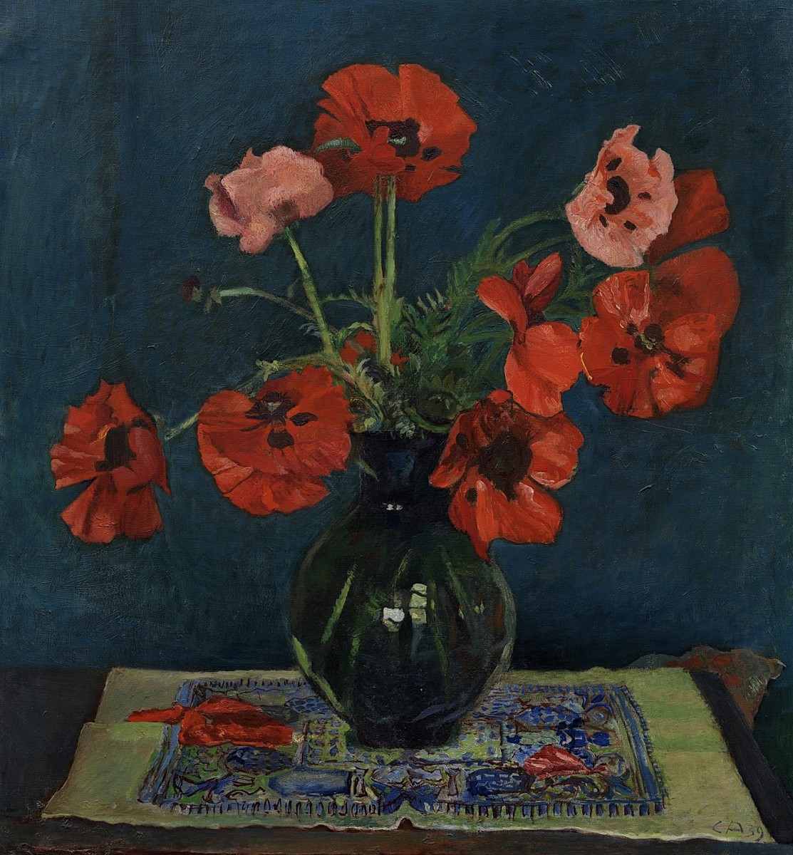 "Pictură. Flori" by Cuno Amiet