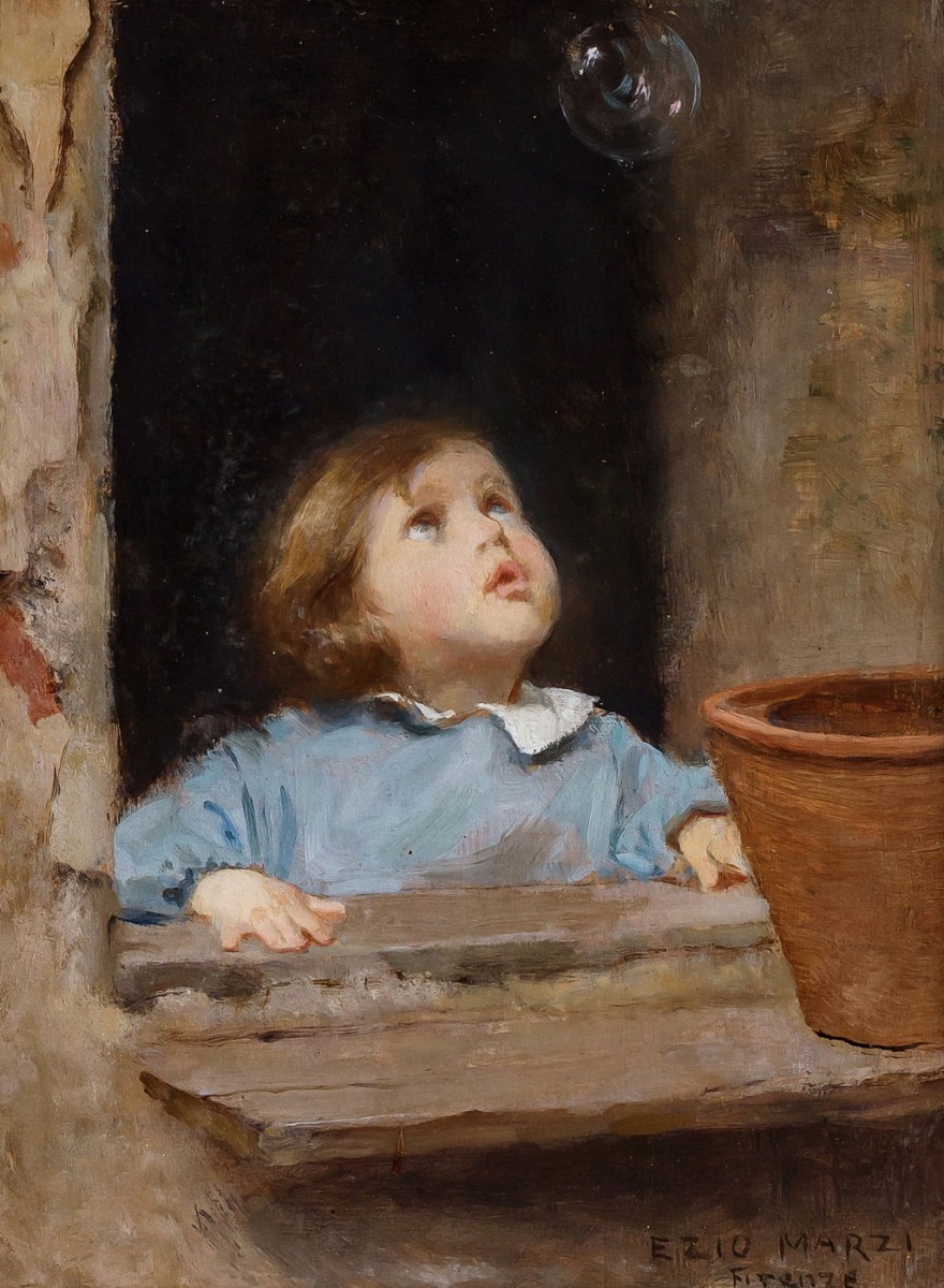 "Compoziție. Figură / semifigură" by Ezio Marzi