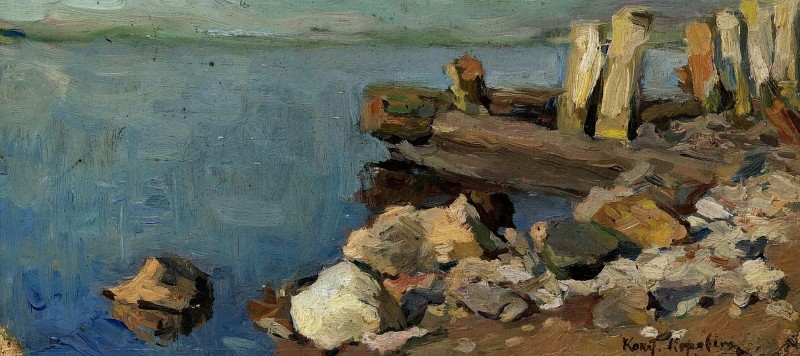 "Pictură. Peisaj maritim" by Konstantin Alekseyevich Korovin