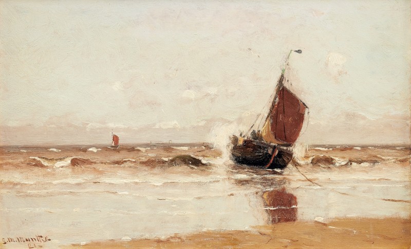 "Painting. Marine landscapes" by Gerhard Morgenstjerne Munthe