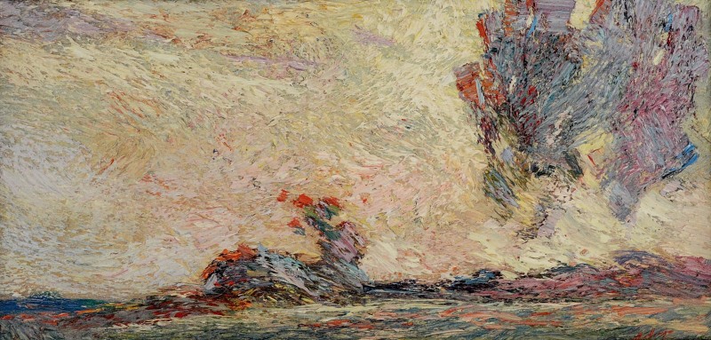 "Painting. Landscape. Pleinair" by Anatol Ghimpu, oil on canvas