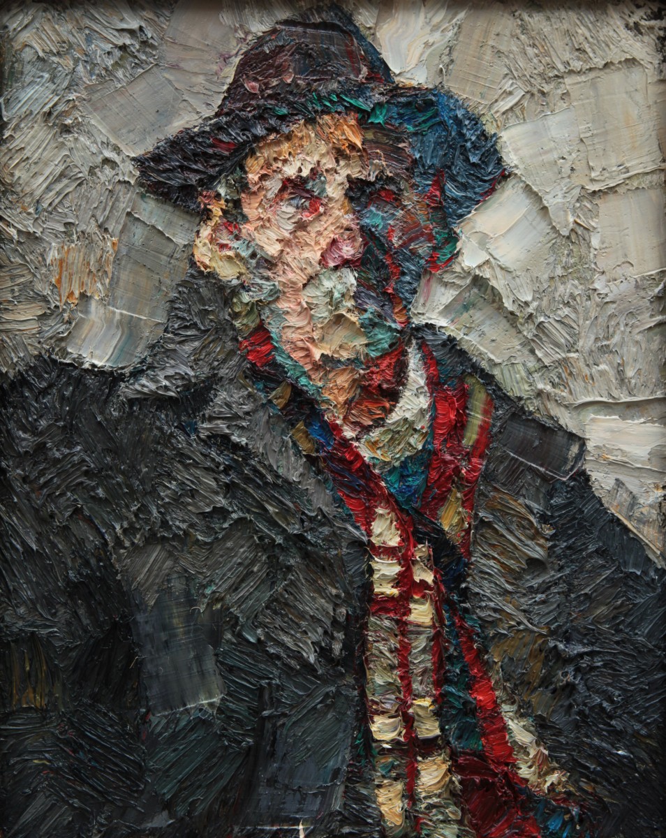 "Painting. Portrait. Long term" by Veronica Crețu, 500x400mm, oil on canvas