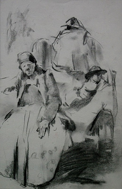 "Зарисовки / эскизы. Фигура / полуфигура" by Гхеоргхе Лисица