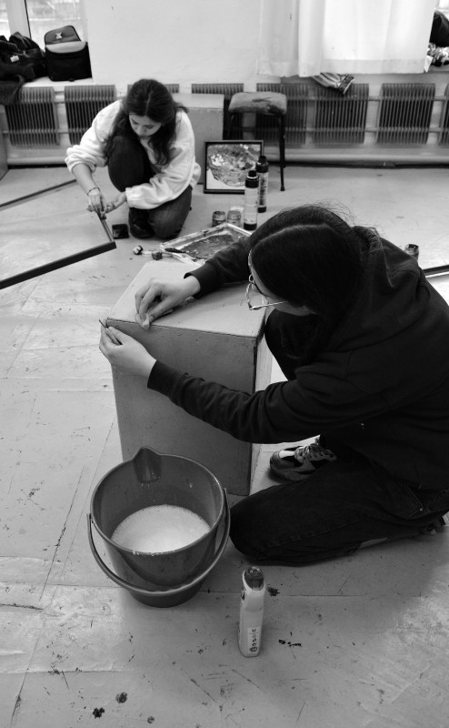 ... pregătirea și panotarea vizionarii semestriale. Cl. 12-a, prof. Oxana Ghimpu.