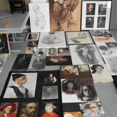 Веаcеслав Узун at Просмотр в Академическом лицее искусств "Игорь Виеру" / Копии. 5 сентября 2016 г.