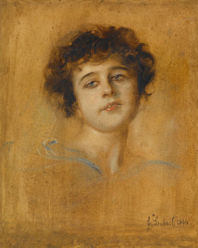"Pictură. Portret" by Franz von Lenbach