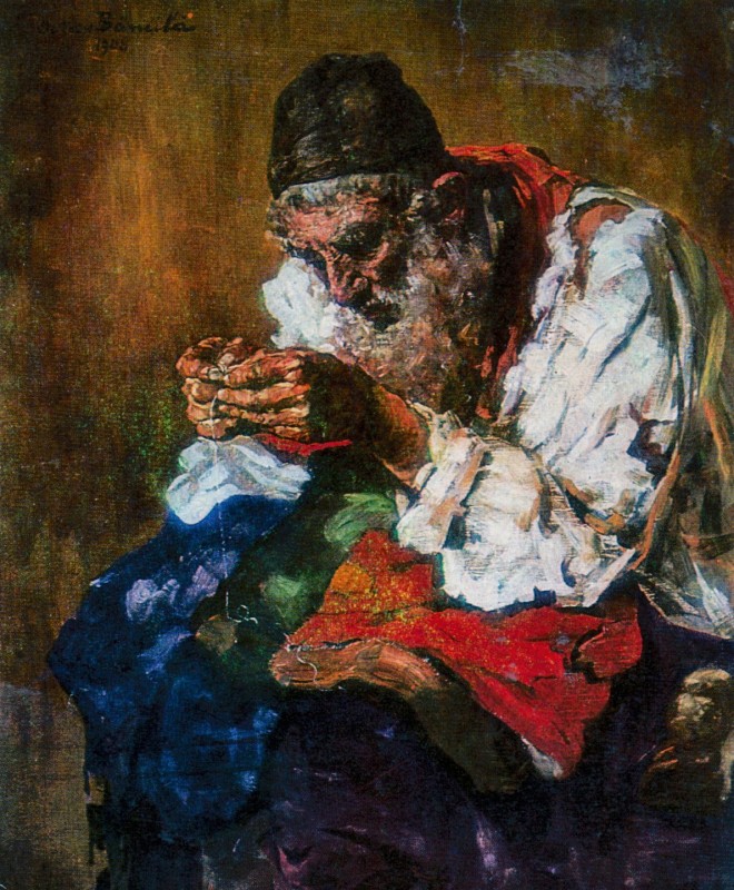 "Pictură. Figură / semifigură" by Octav Băncilă