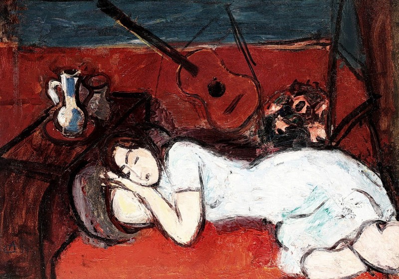 "Painting. Nude. Figure" by Alexandru Ciucurencu, oil on canvas