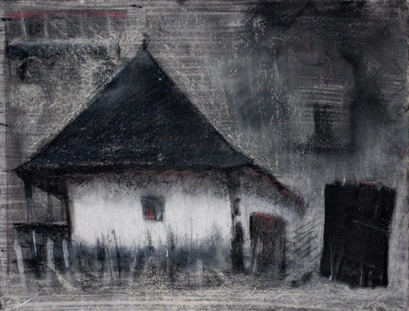 "Studiu" by Alexandru Bodrug, 2015, oil on canvas