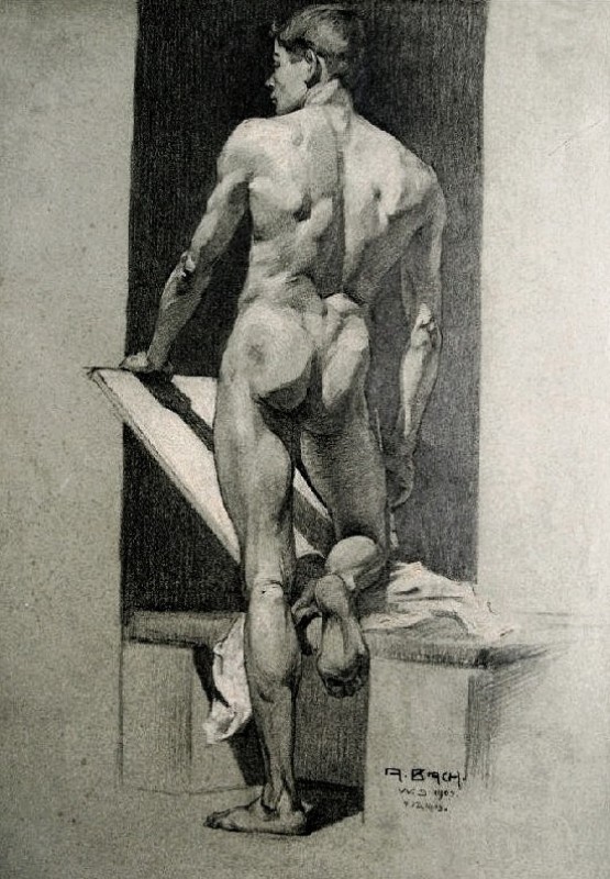 "Drawing. Nude" by Andreas Bach